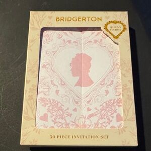 Bridgerton Queen's Edition blank cards Set of 6